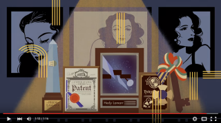 Hedy Lamarr's 101st Birthday Google Doodle