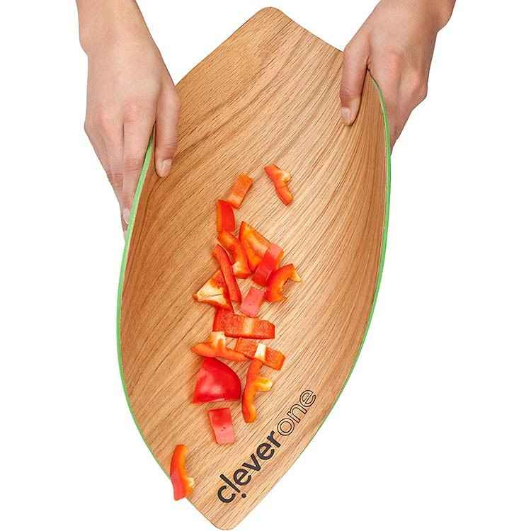 Flexible wood cutting board