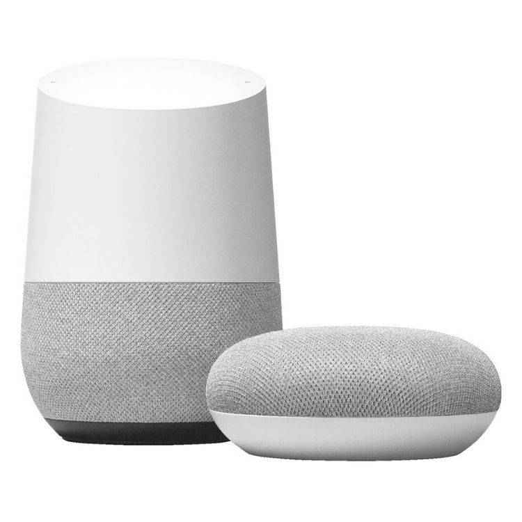 Google Home speakers