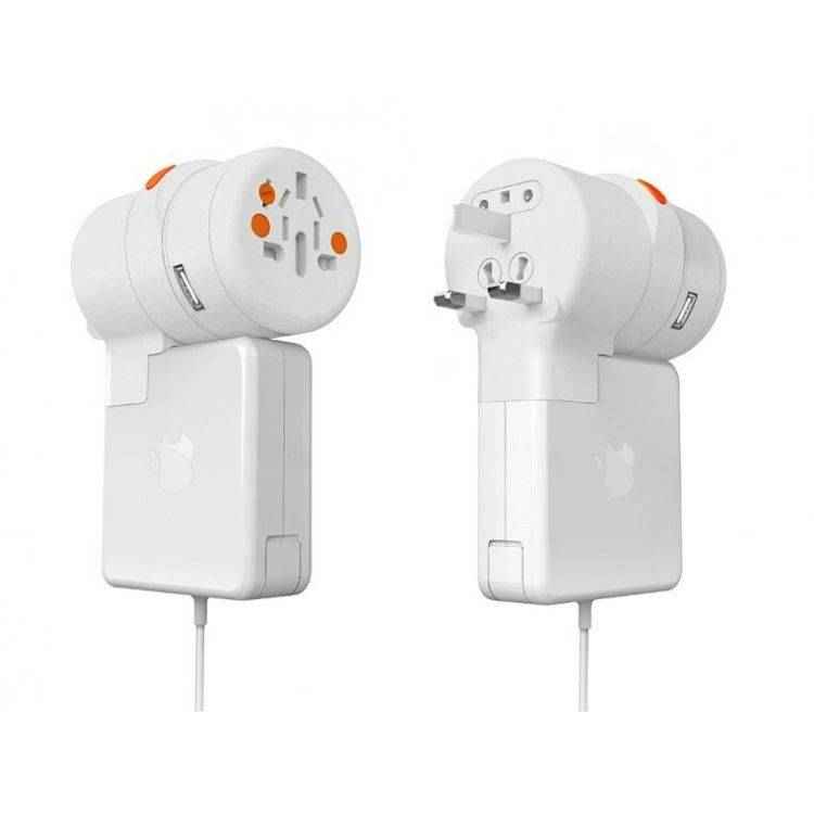 TWIST Plus World Adapter DUO for international outlets.