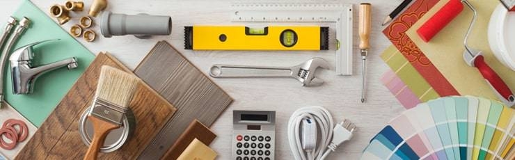 Home remodeling tools and plans.