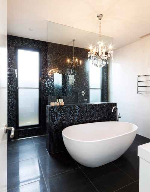 Contemporary Bathroom by Melbourne Architects & Building Designers Mark MacInnis Architect