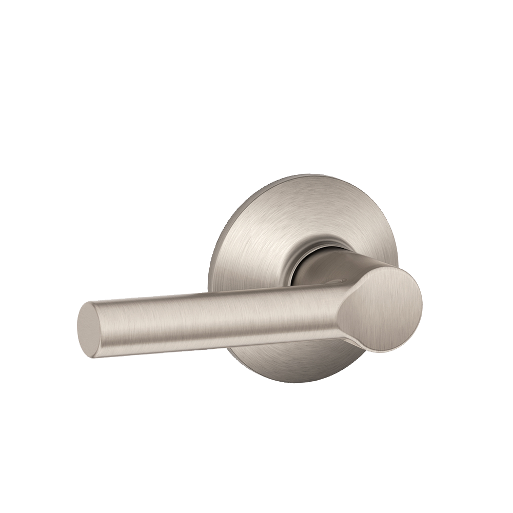 Privacy passage modern door lever lock handle brushed nickel or antique brass 