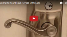Operating your Keypad Lever with Auto Lock (FE575)