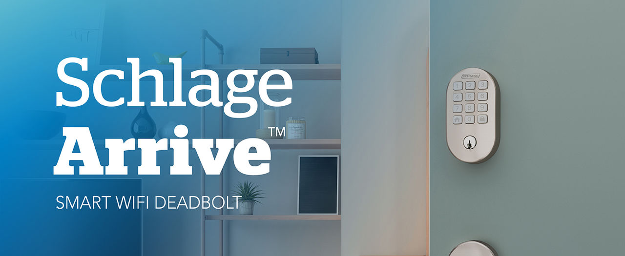 Schlage Arrive keypad smart lock.